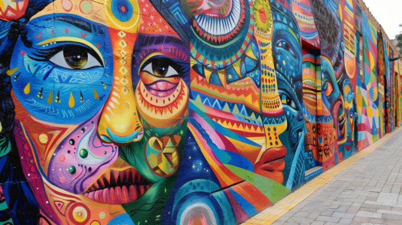 Cement Wall Painting